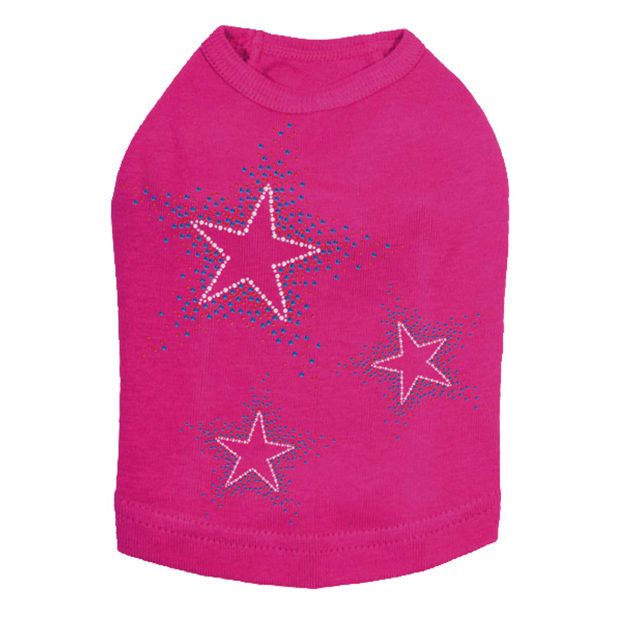 Three Stars (Red & Blue) - Dog Tank