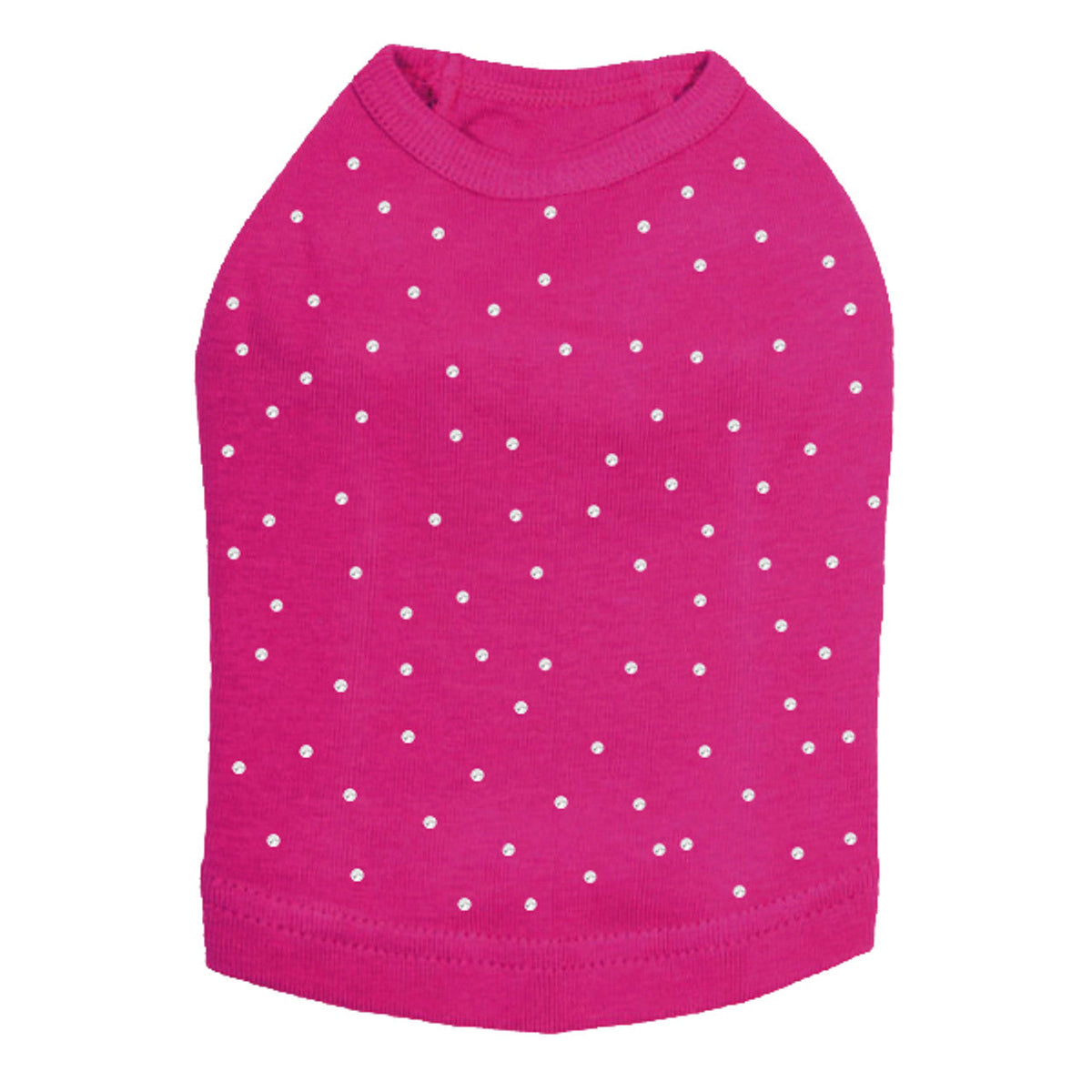 Scattered Stones (Clear Rhinestones) - Dog Tank
