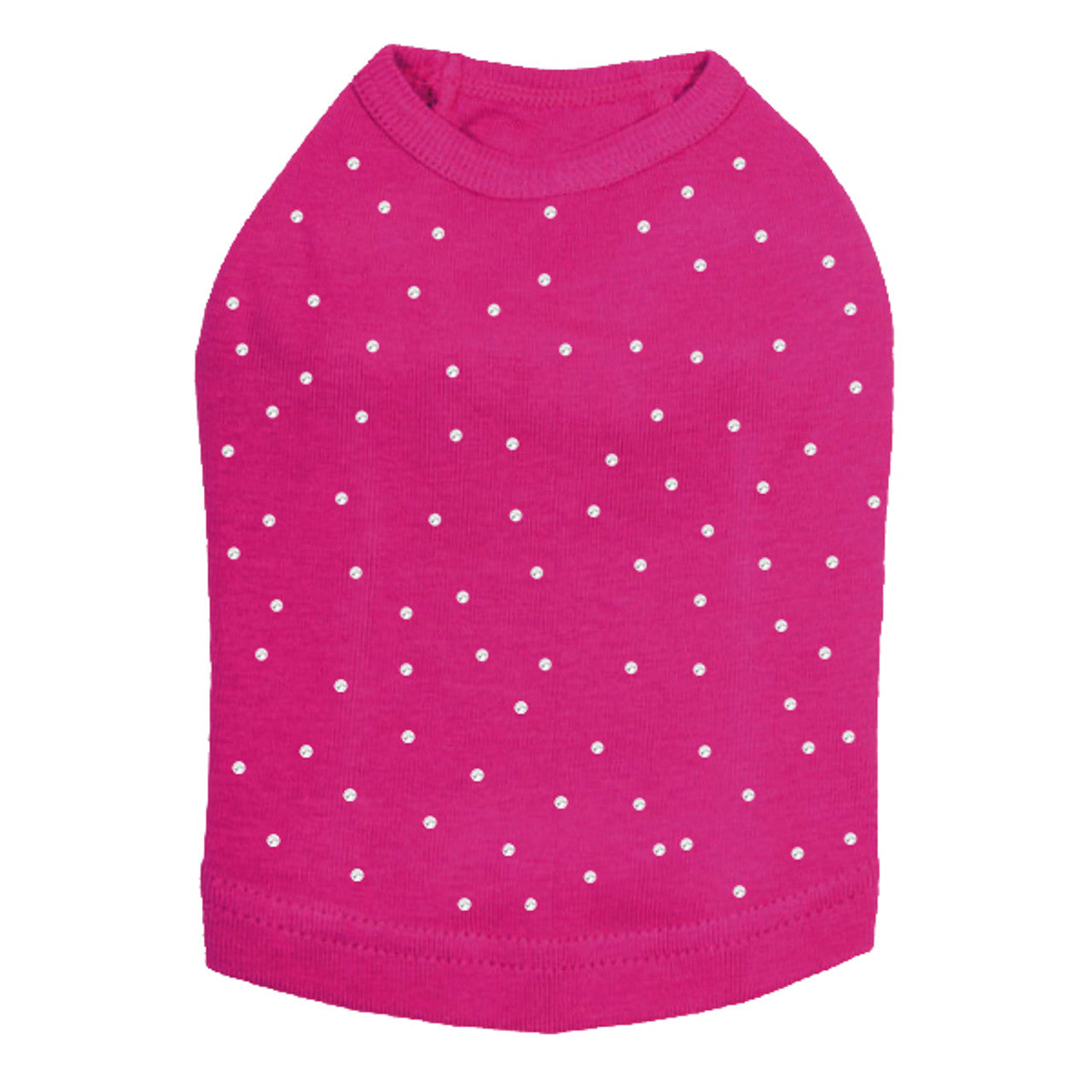 Scattered Stones (Clear Rhinestones) - Dog Tank