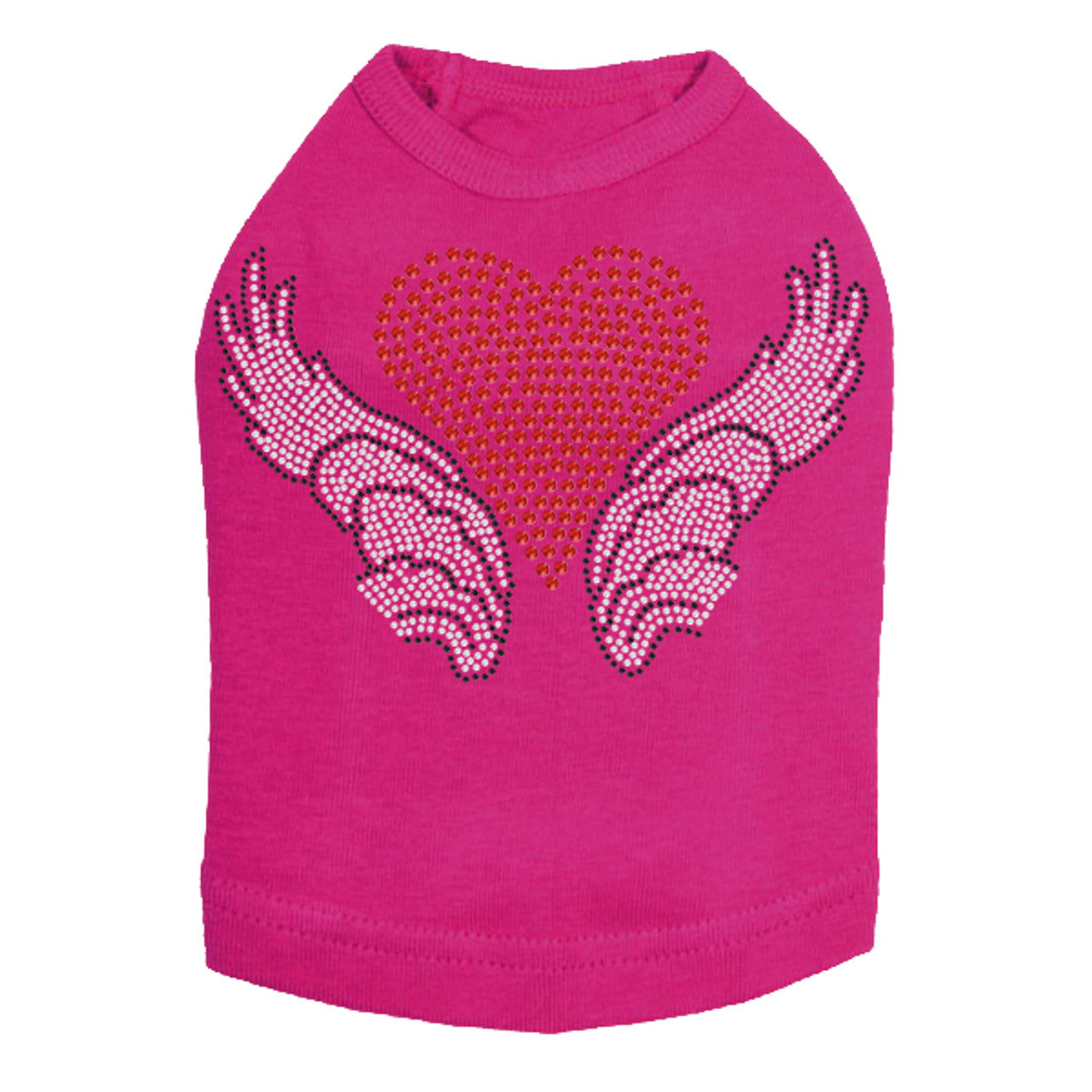 Heart with Wings 2 - Dog Tank