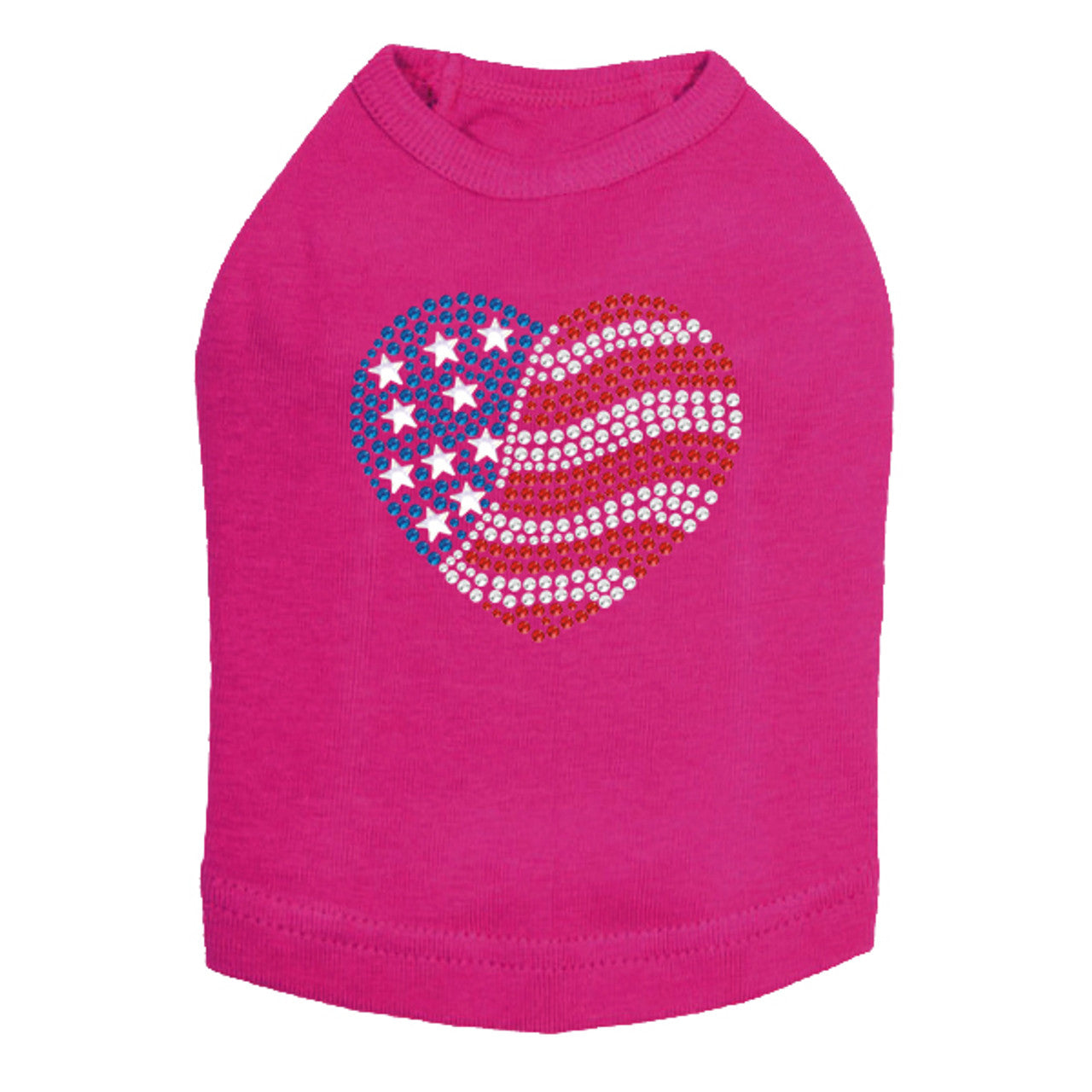 Patriotic Heart 2 - Dog Tank