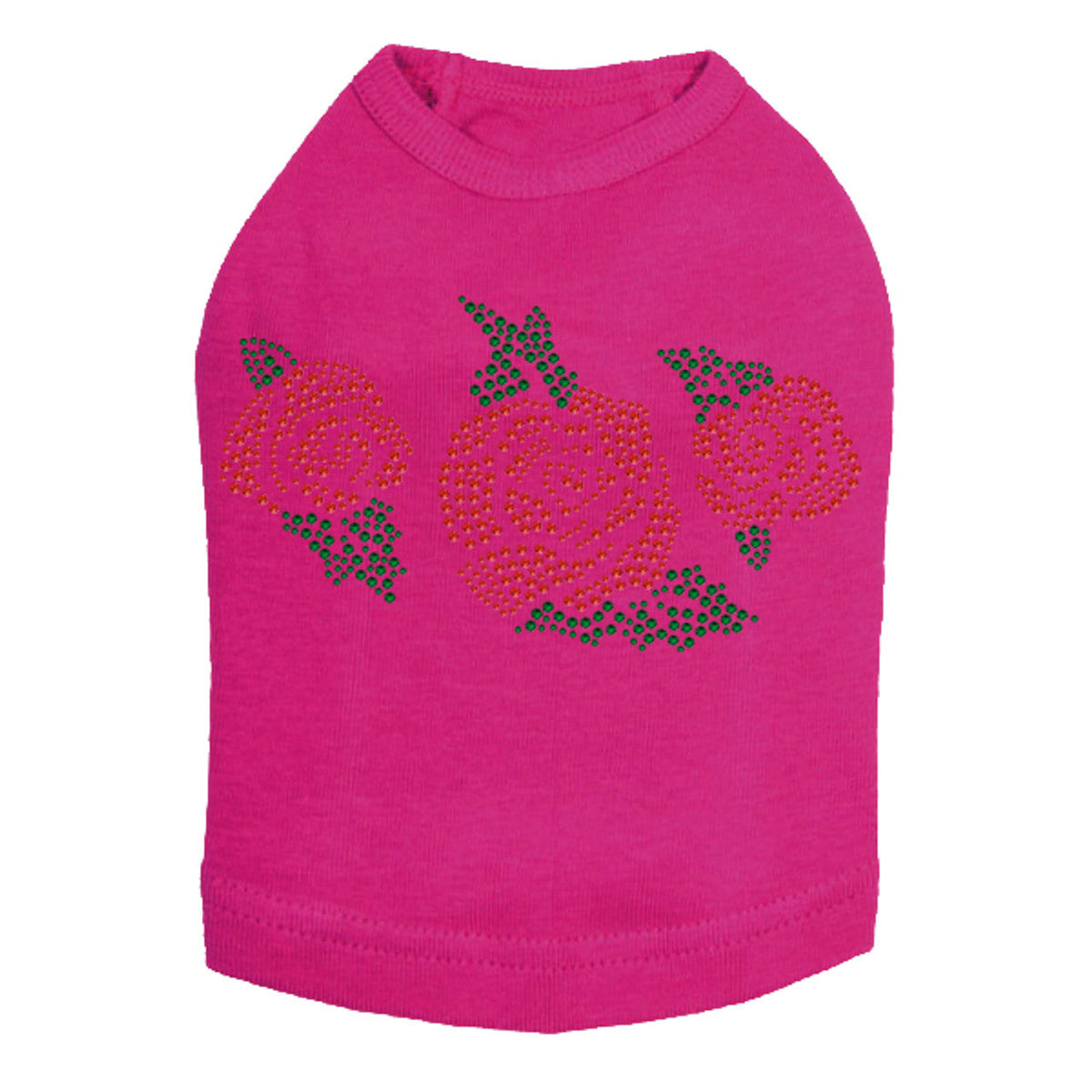 Red Roses - Dog Tank