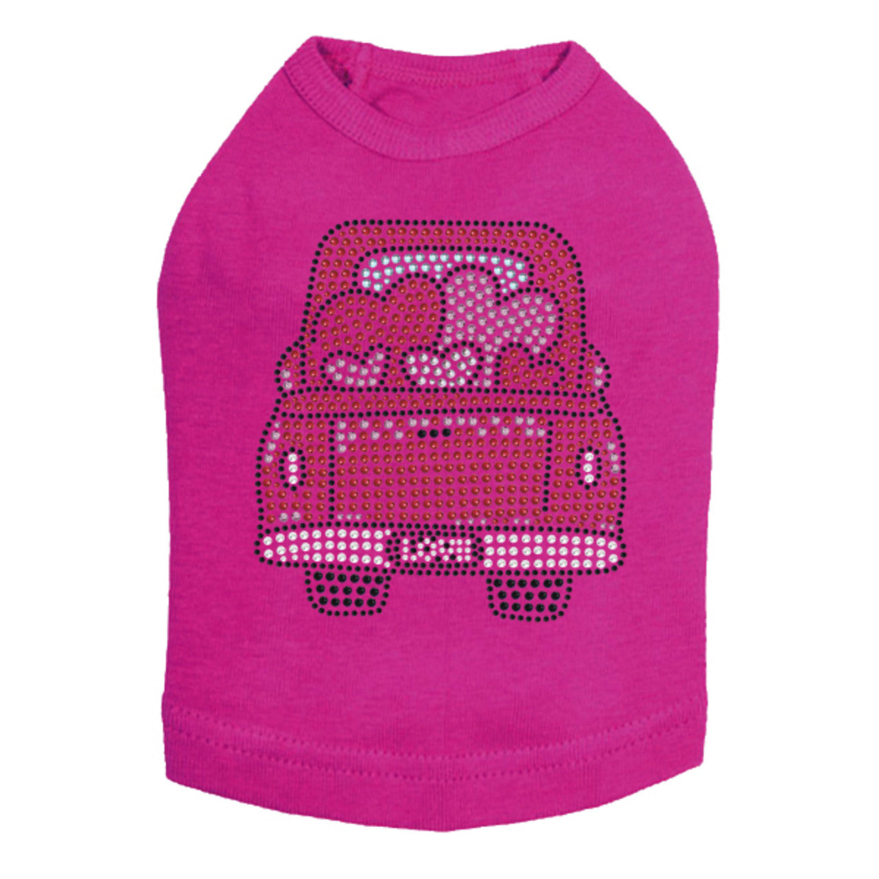 Truck with Hearts- Dog Tank