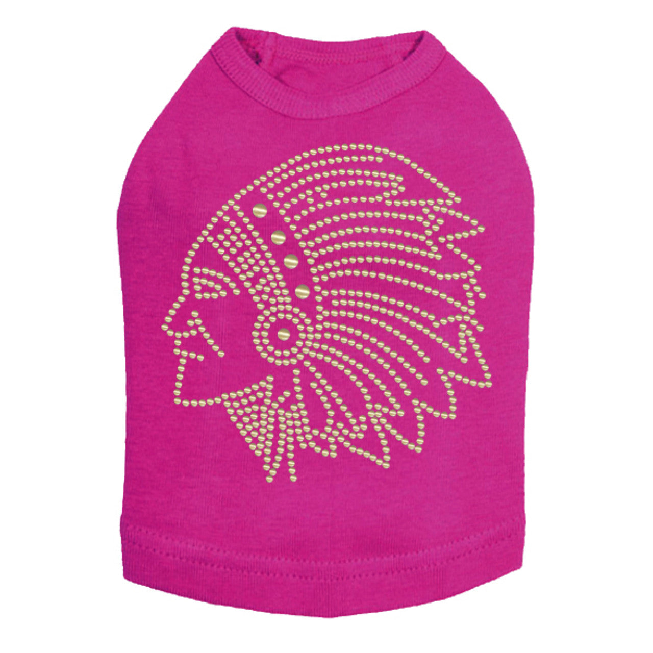 Indian (Gold Nailheads) - Dog Tank