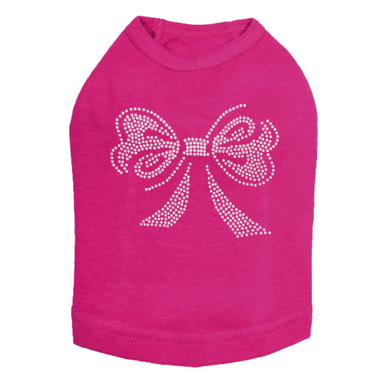 Bow (Rhinestones) - Dog Tank