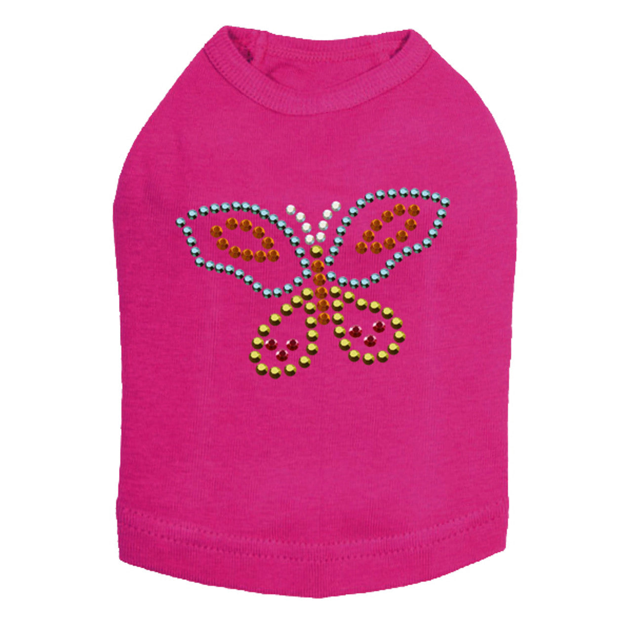 Multicolor Butterfly - Dog Tank