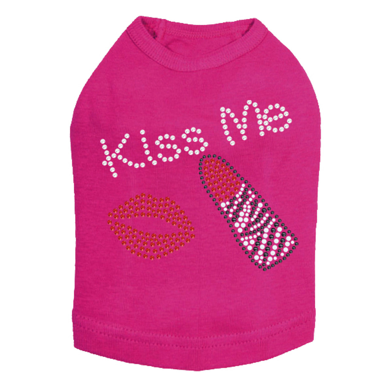 Kiss Me - Lips and Lipstick - Dog Tank