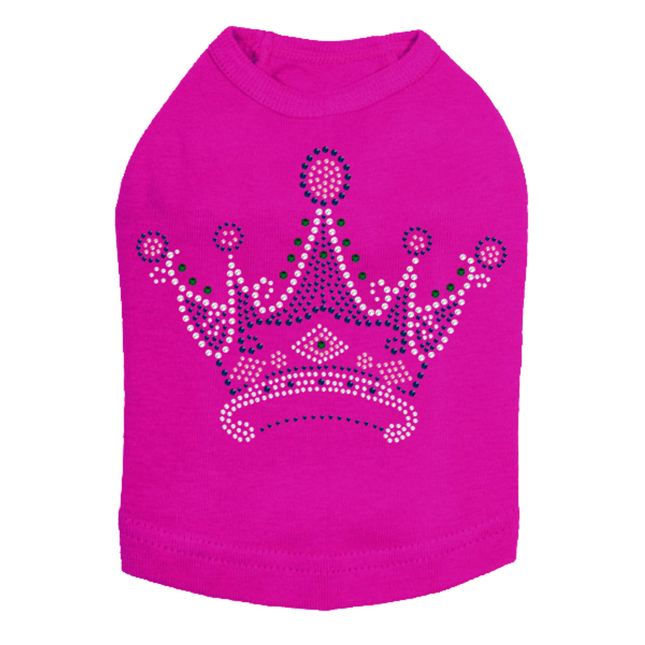 Crown 16 (Clear, Blue, Green, & Pink) - Dog Tank