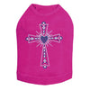 Cross (Silver & Blue) - Dog Tank