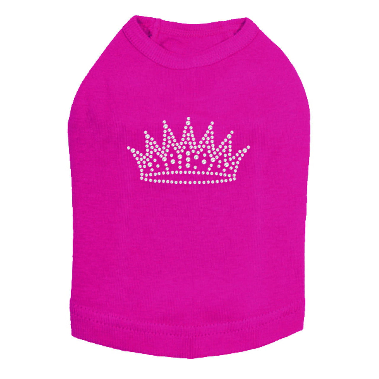 Crown 2 (Rhinestones) - Dog Tank