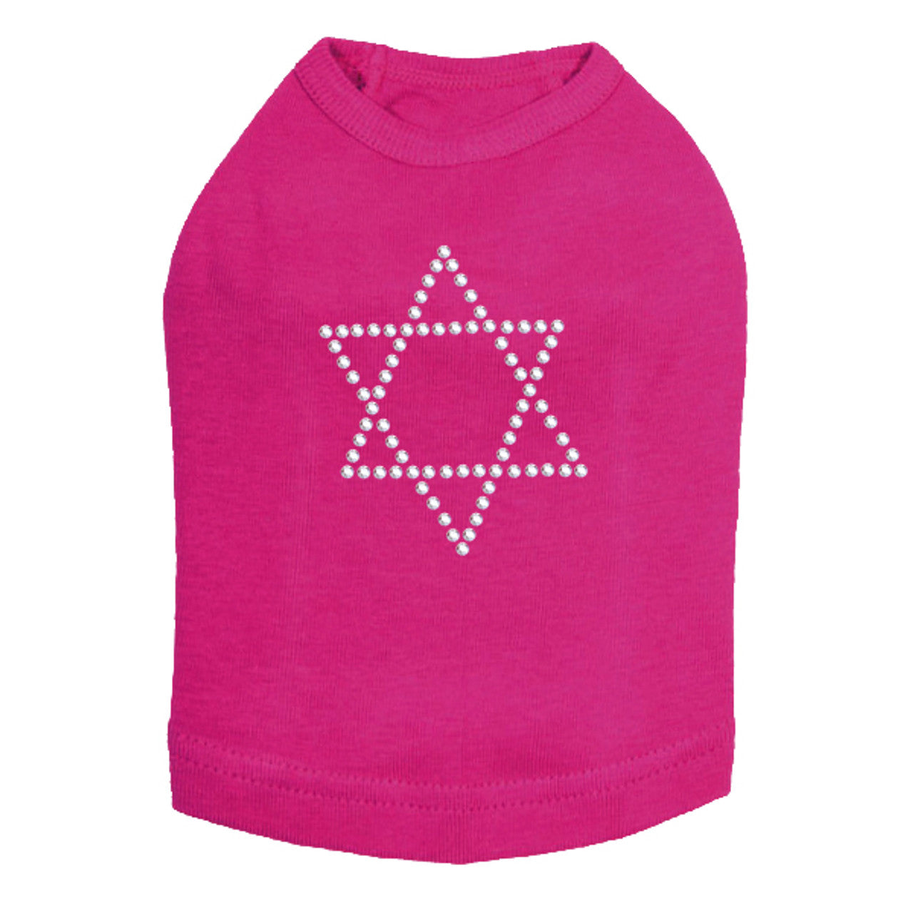 Star of David (Silver Studs) - Dog Tank