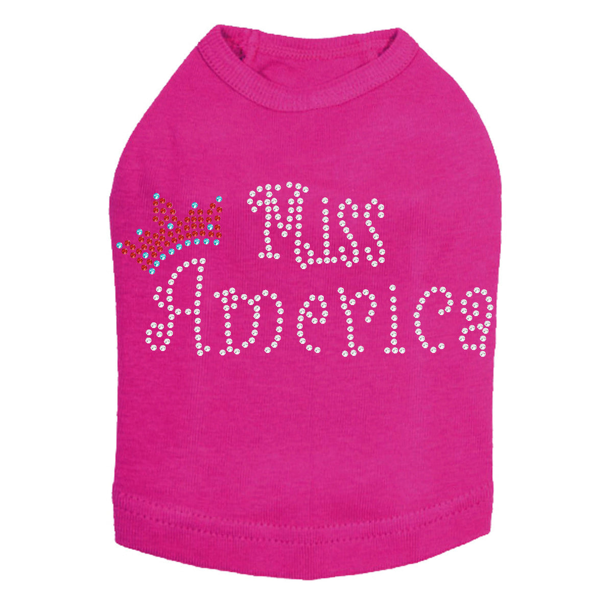 Miss America with Crown - Dog Tank