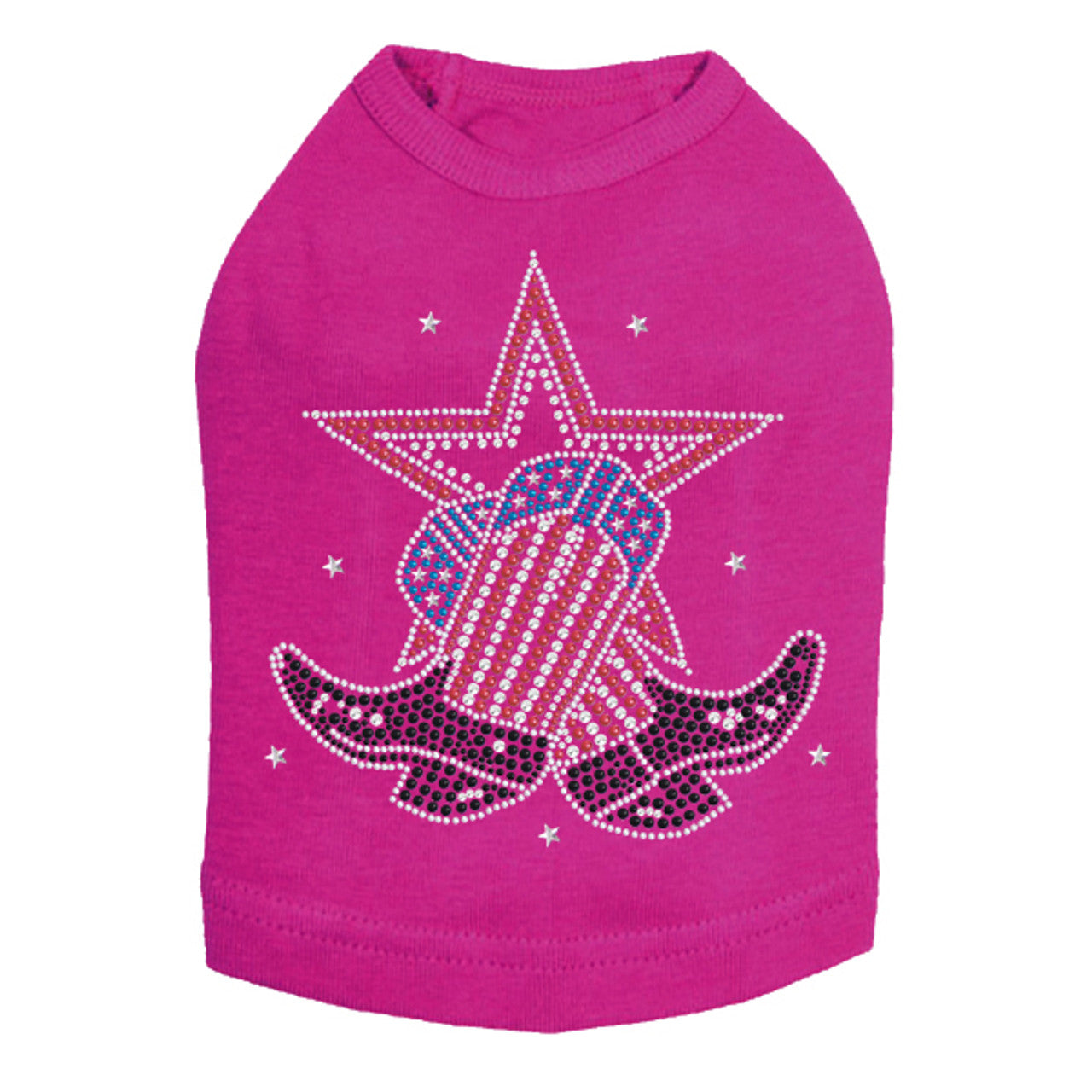 Boots with Star - Dog Tank