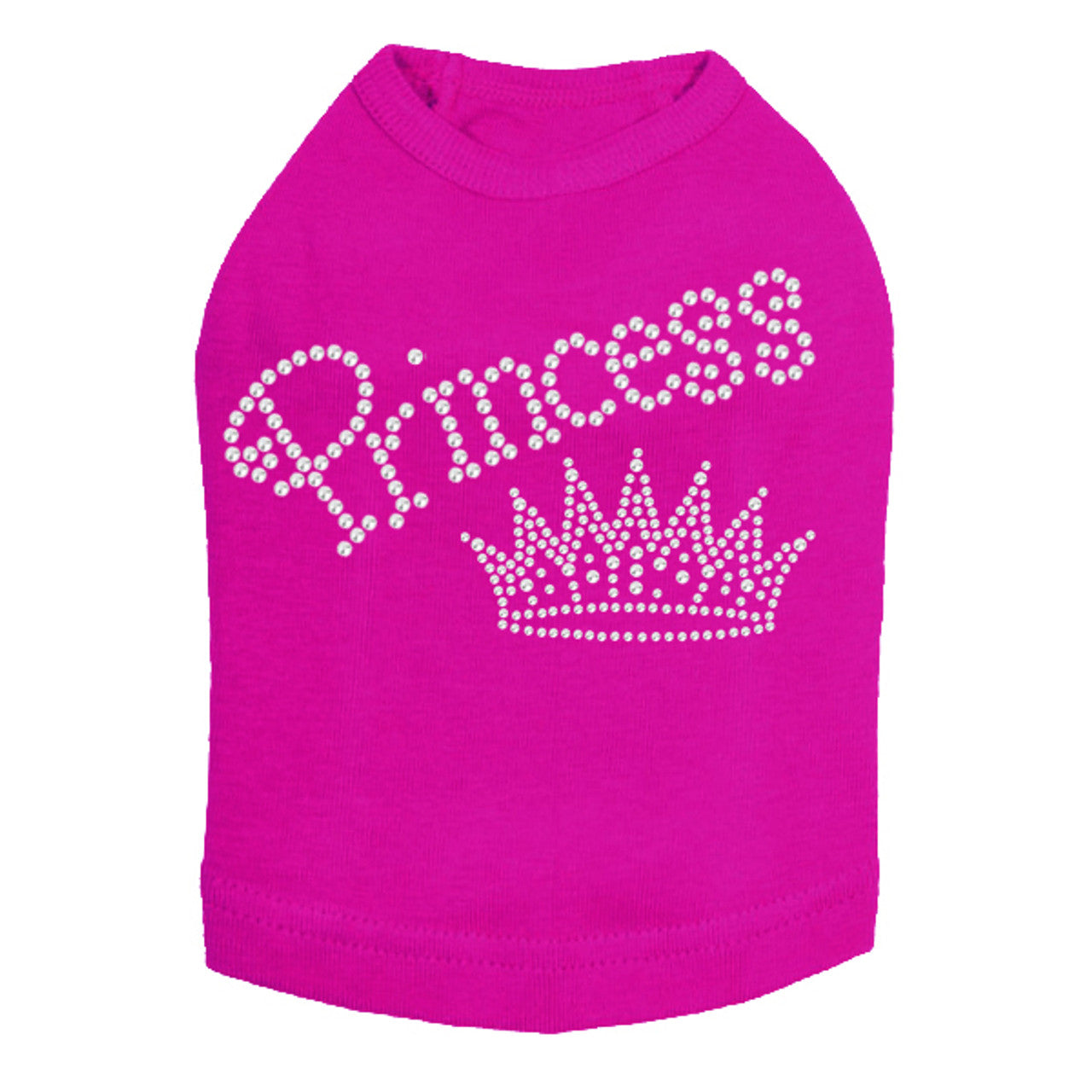 Crown 2 (Rhinestones) - Dog Tank