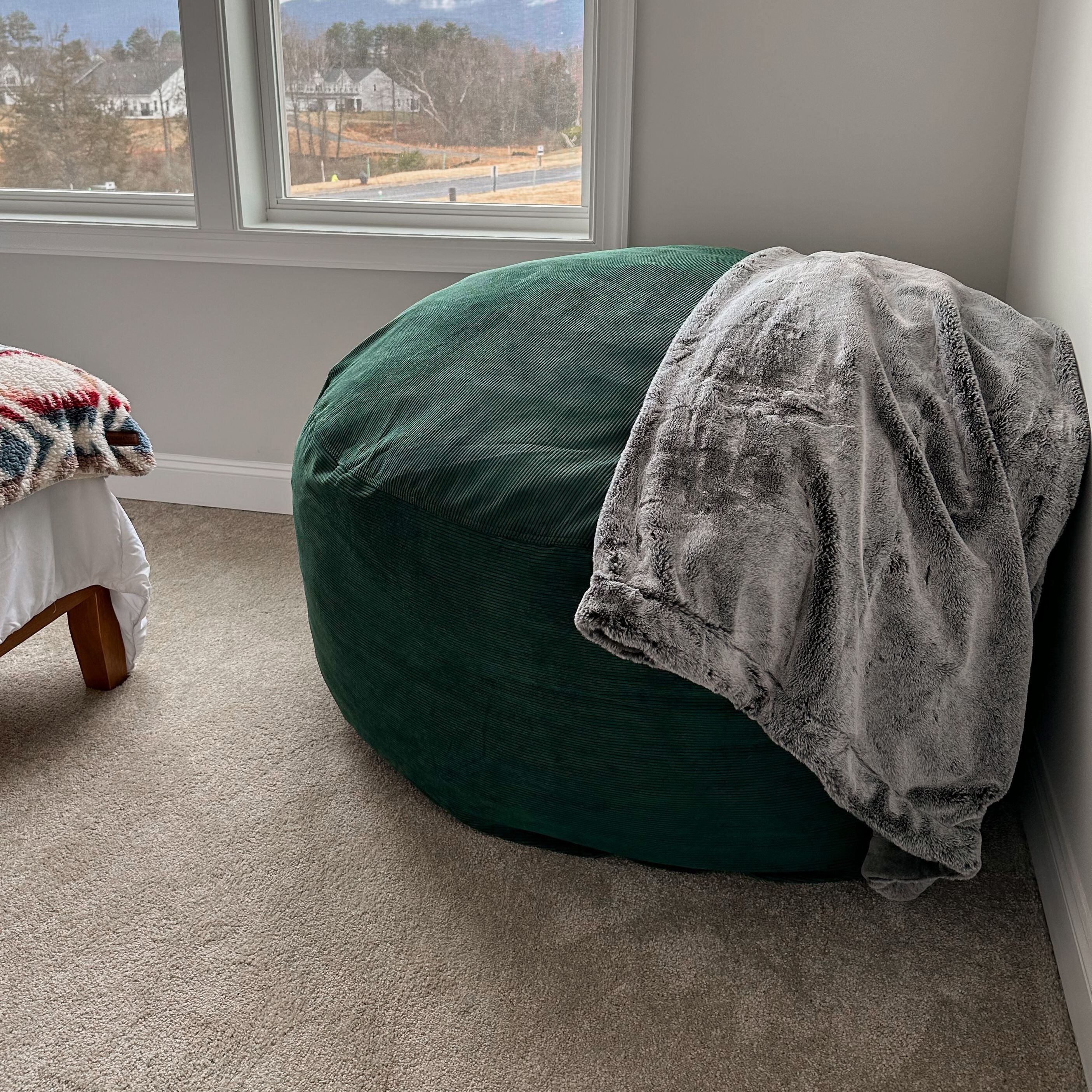 CordaRoy's Full Corduroy Convertible Bean Bag Chair