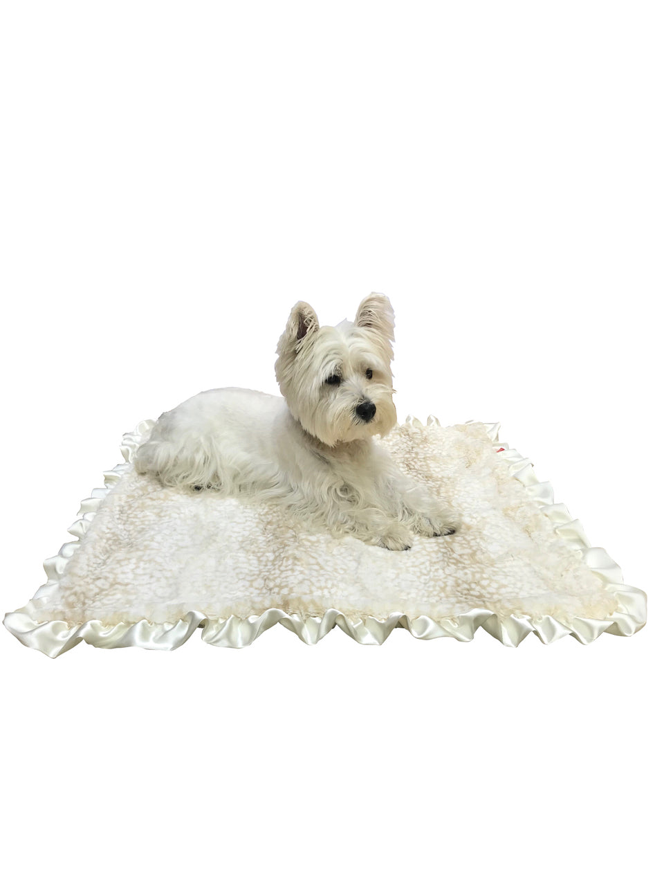 NEW Furbaby Ruffled Blankets 29"x29", 4 COLORS!