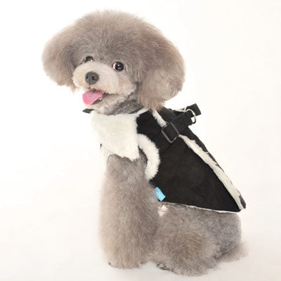 DOGO Winter Furry Harness Dog Vest