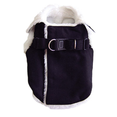 DOGO Winter Furry Harness Dog Vest