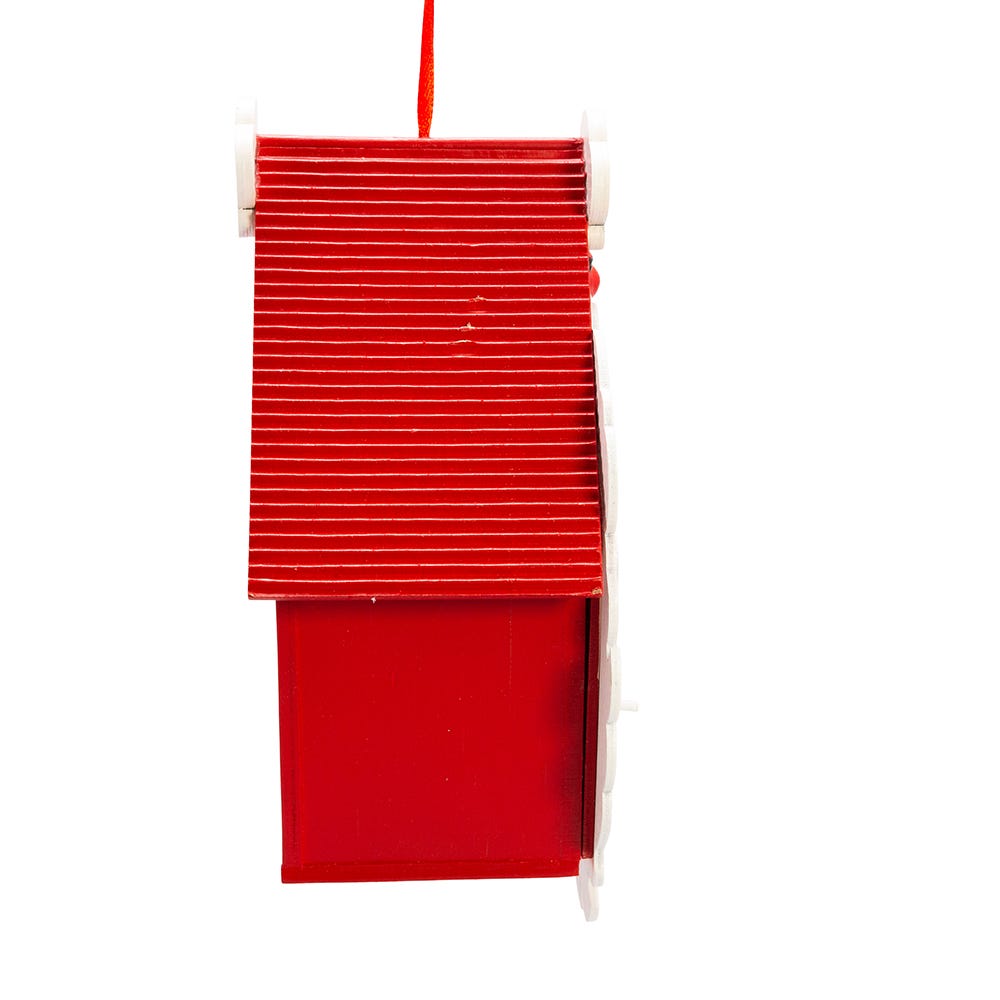 Kurt Adler 9-Inch Wooden Santa Head Birdhouse Ornament