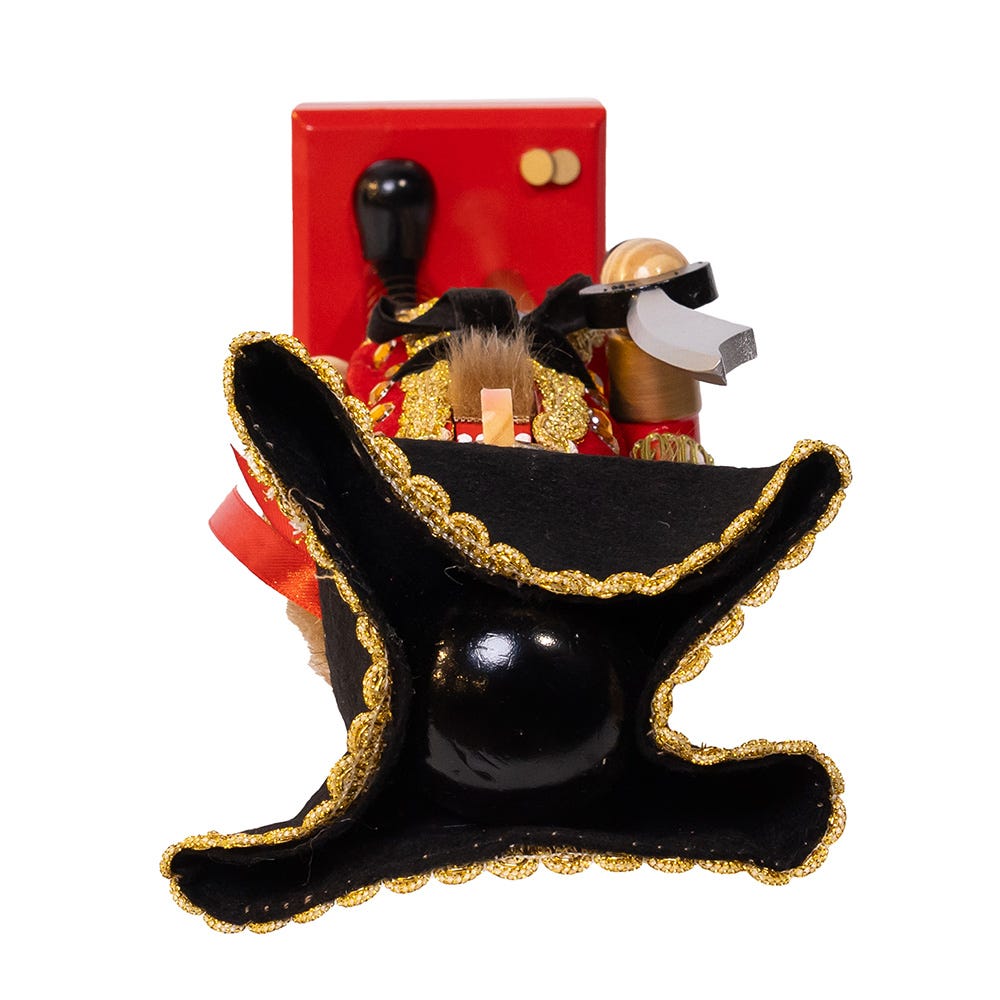 Kurt Adler 15-Inch Pirate Nutcracker with peg leg