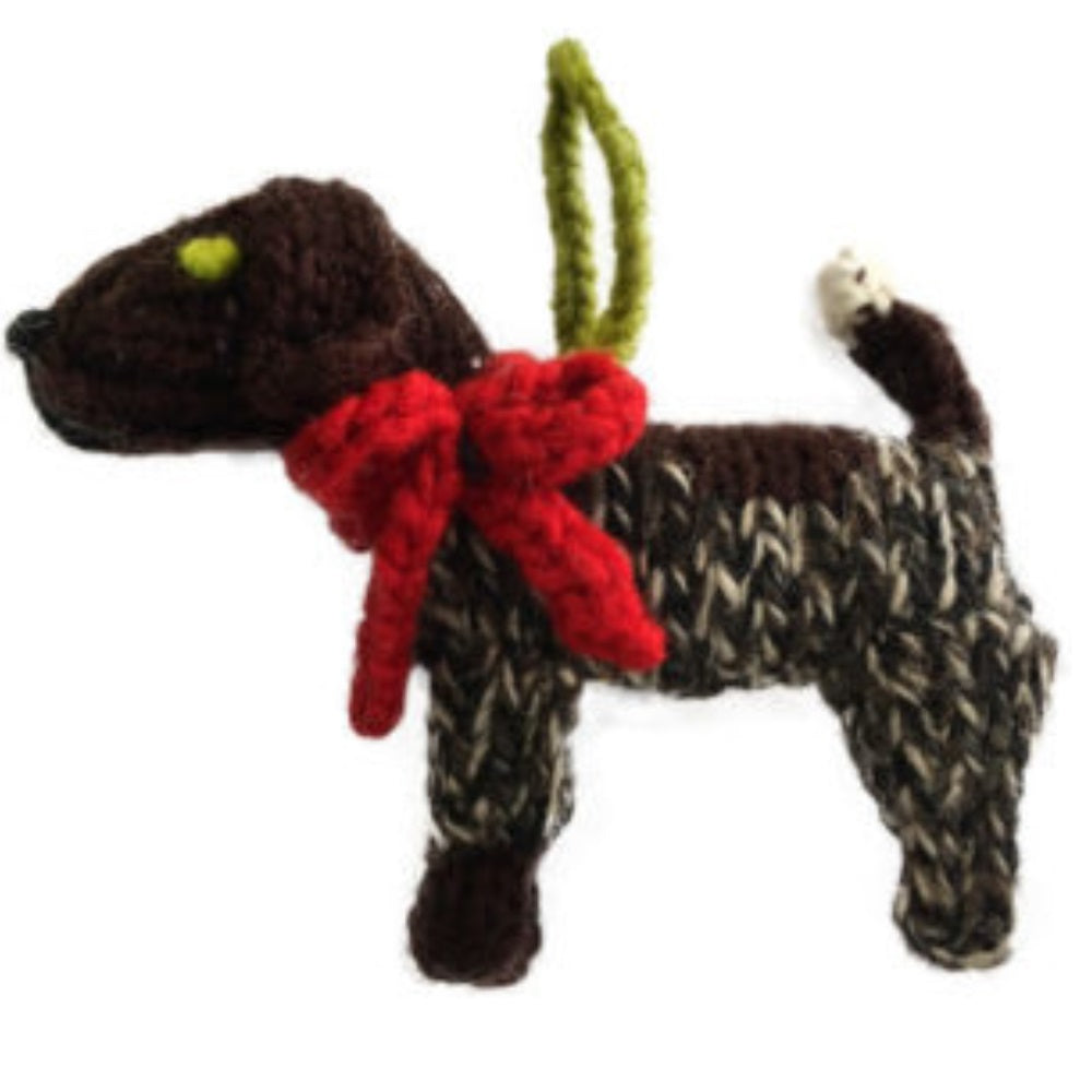 Chilly Dog German Shorthaired Pointer Wool Ornament
