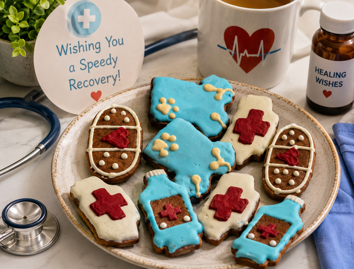 PAWsitively Organic Get Well Soon Dog Cookies