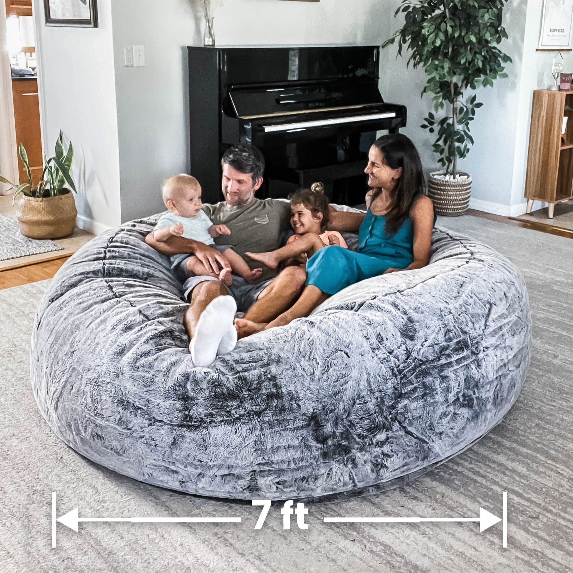 CordaRoy's Giant Faux Fur Bean Bag Chair