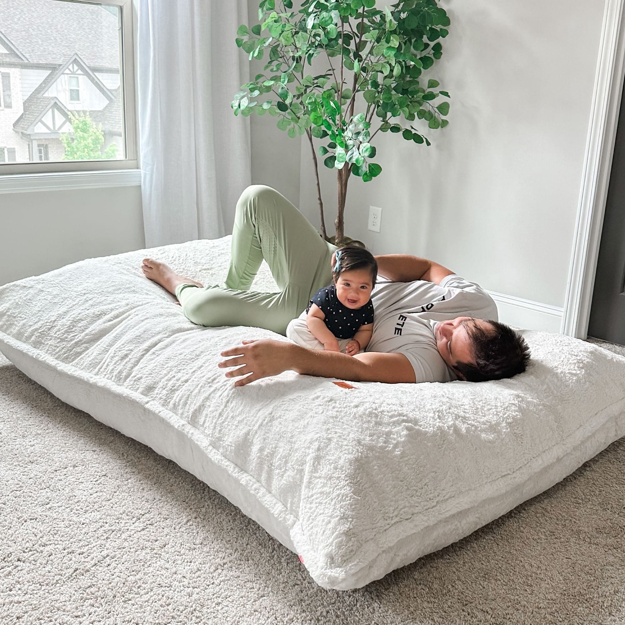 CordaRoy's Faux Fur Convertible Bean Bag Chair