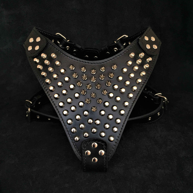 Bestia Gladiator Leather Dog Harness