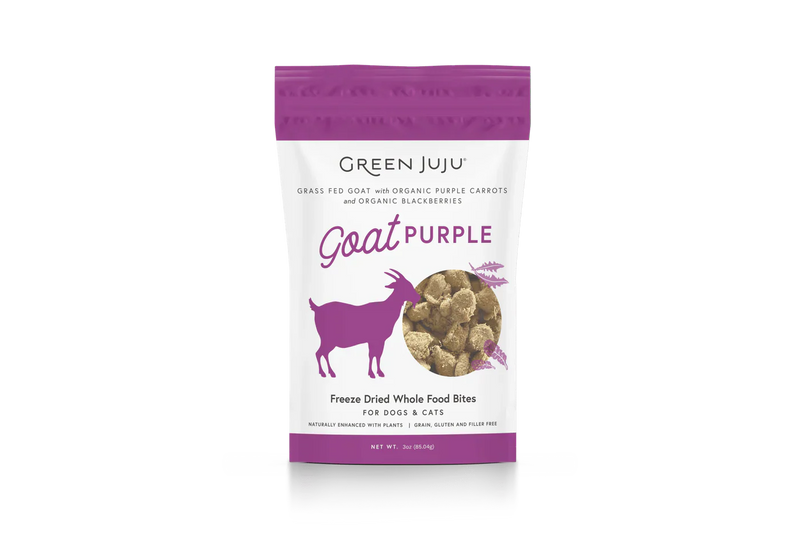 Green Juju Freeze Dried Goat Purple Whole Food Bites (3OZ)