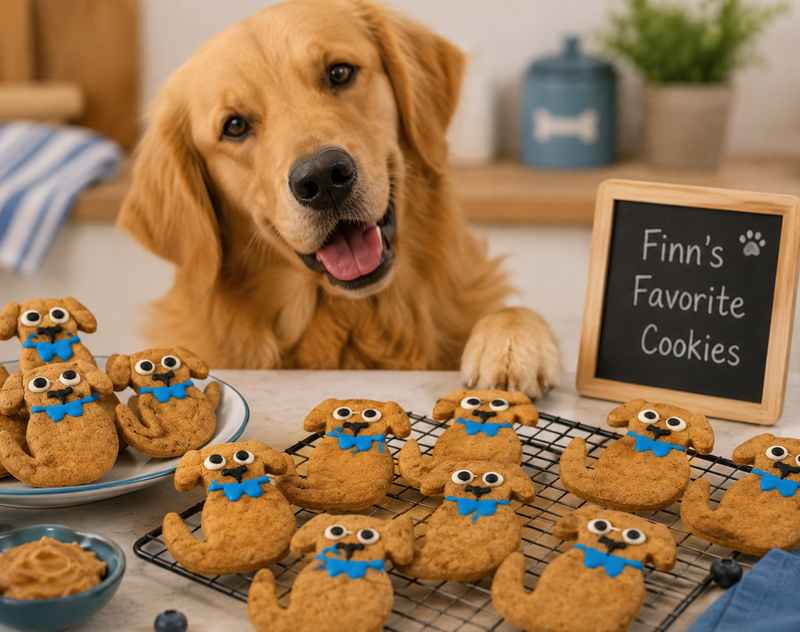 PAWsitively Organic Finn Peanut Butter Dog Cookies