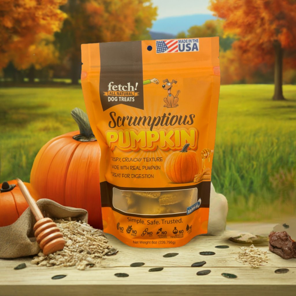 Biscuits | Scrumptious Pumpkin | fetch! Dog Treats™