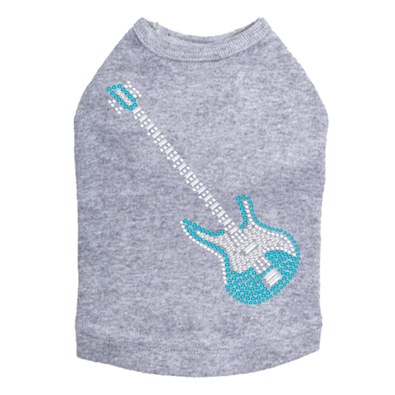 Guitar (Blue Austrian crystal) - Dog Tank