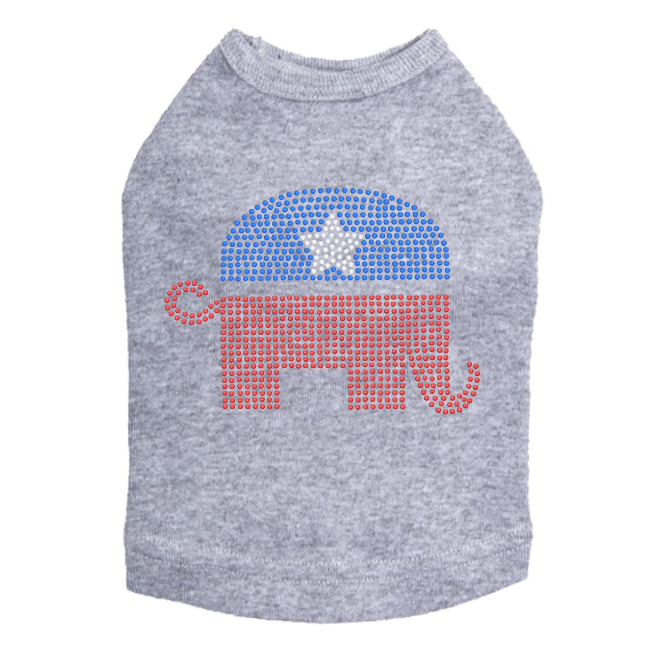 Patriotic Elephant - Dog Tank