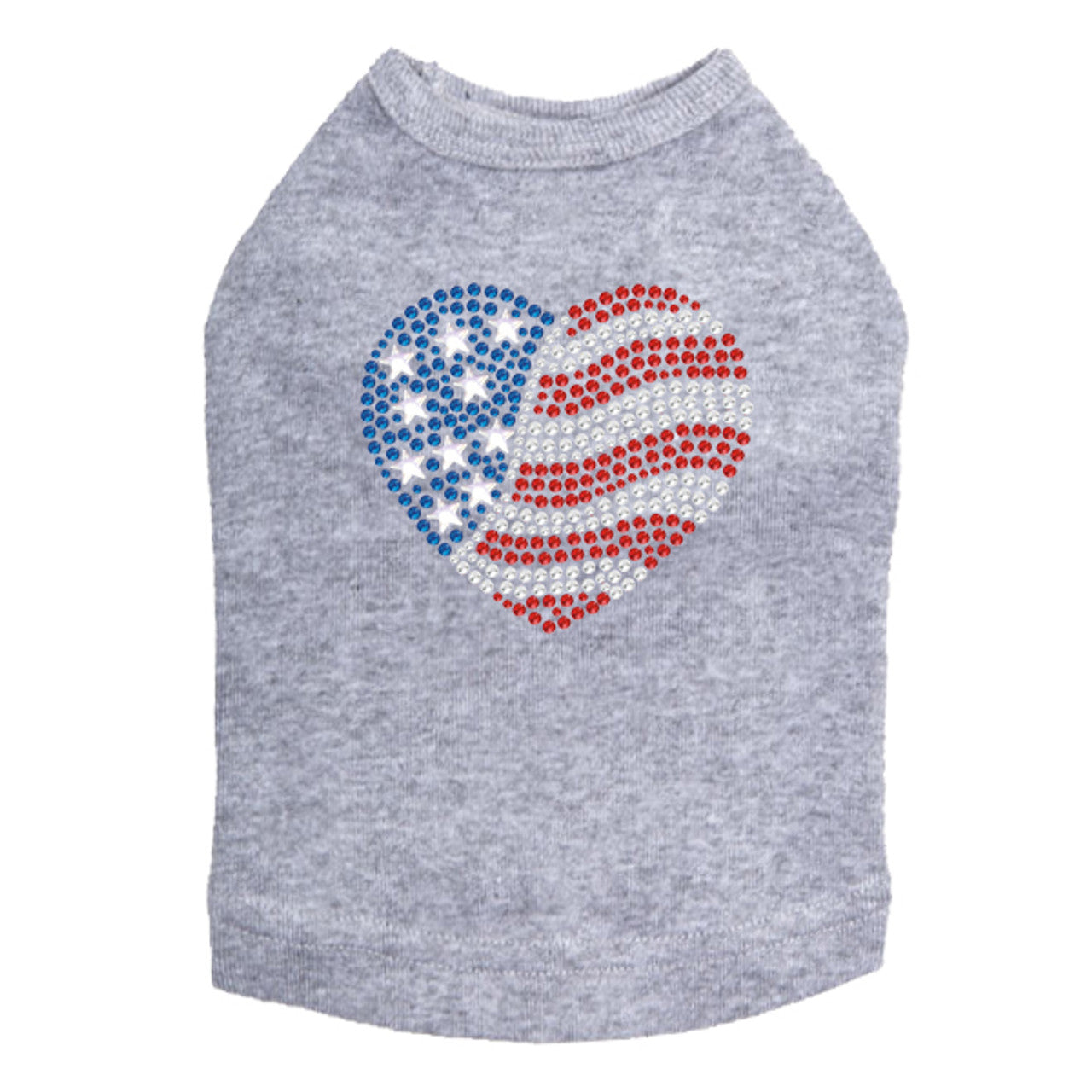 Patriotic Heart 2 - Dog Tank