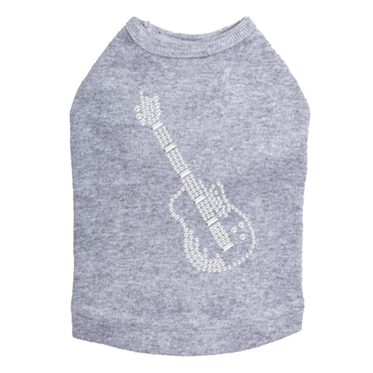 Guitar (Rhinestone) - Dog Tank