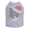Sheltie Face with Santa Hat - Dog Tank
