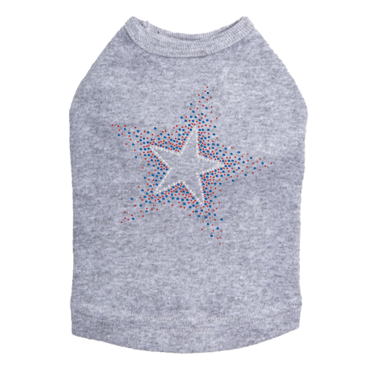 Star (Red & Blue) - Dog Tank