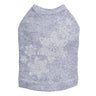 Rhinestone Snowflakes - Dog Tank