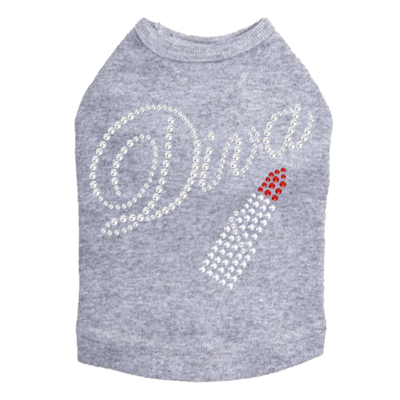 Diva with Red Lipstick - Dog Tank