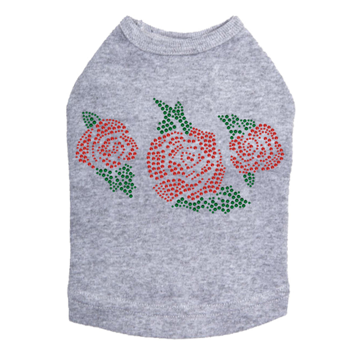 Red Roses - Dog Tank