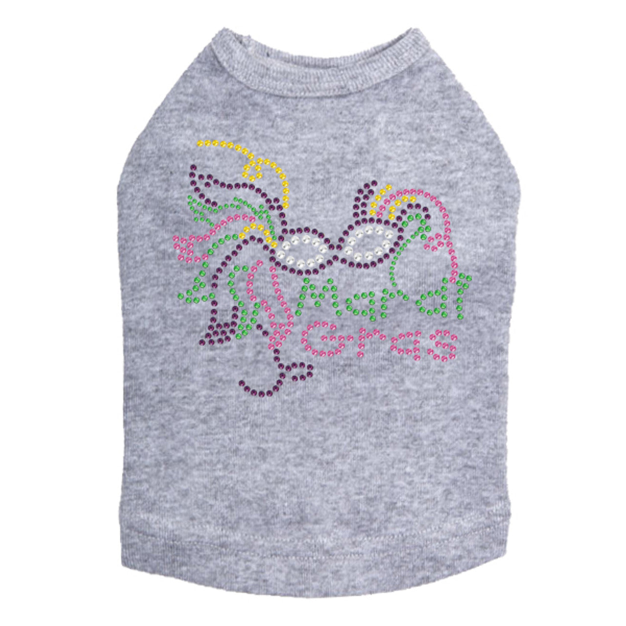 Mardi Gras Mask 5 - Dog Tank