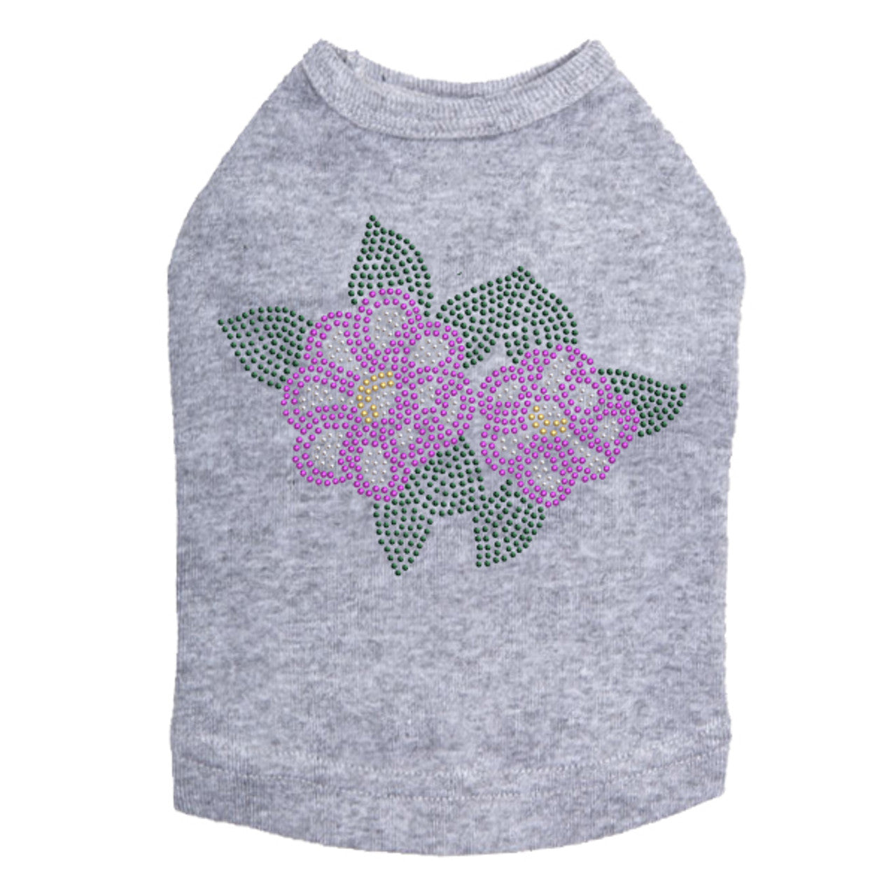 Magenta Flowers - Dog Tank