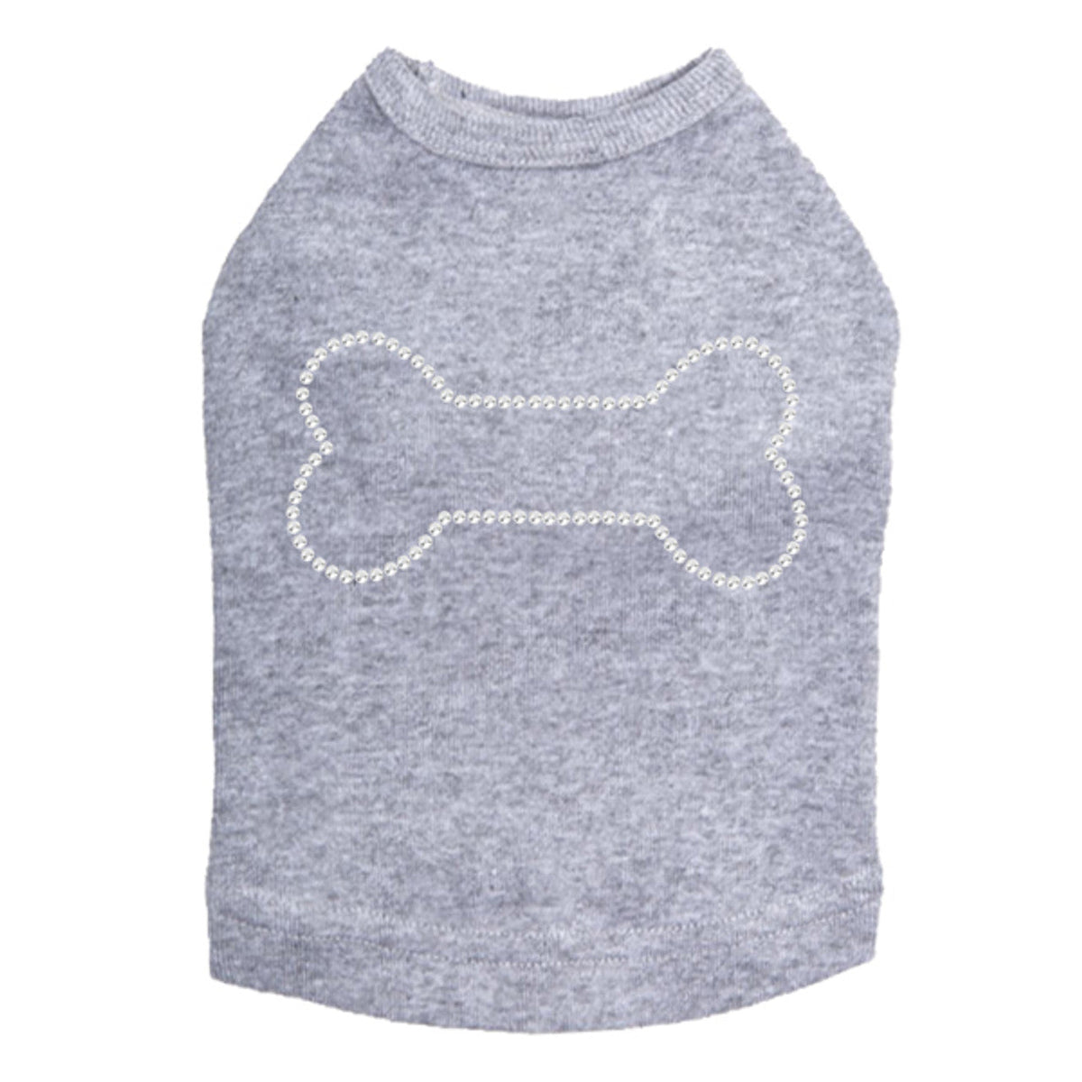 Bone - Rhinestone Dog Tank