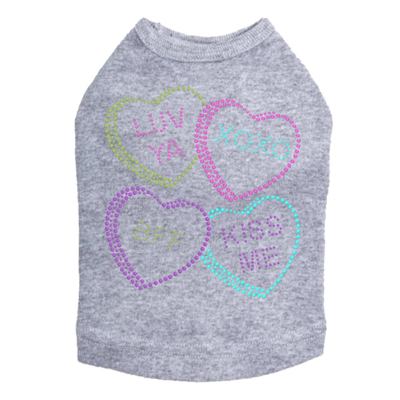 Candy Conversation Hearts 2 - Dog Tank