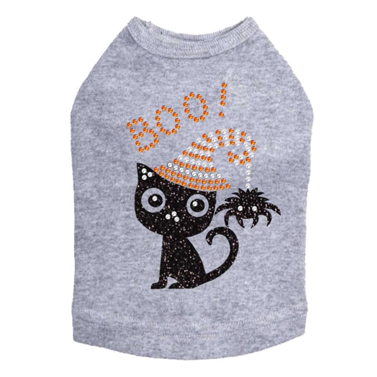 Cat with Spider Hat - Dog Tank