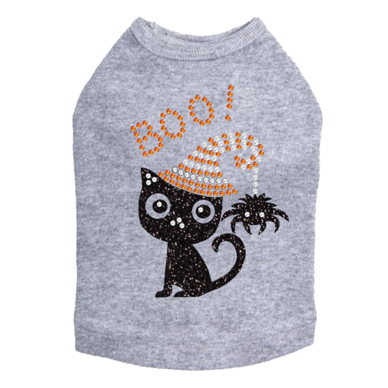 Cat with Spider Hat - Dog Tank