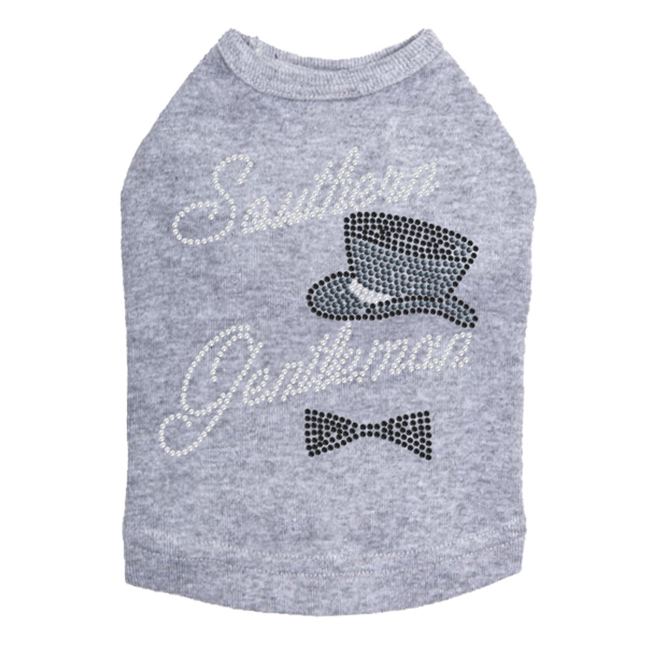 Southern Gentleman (Top Hat & Bow Tie) - Dog Tank