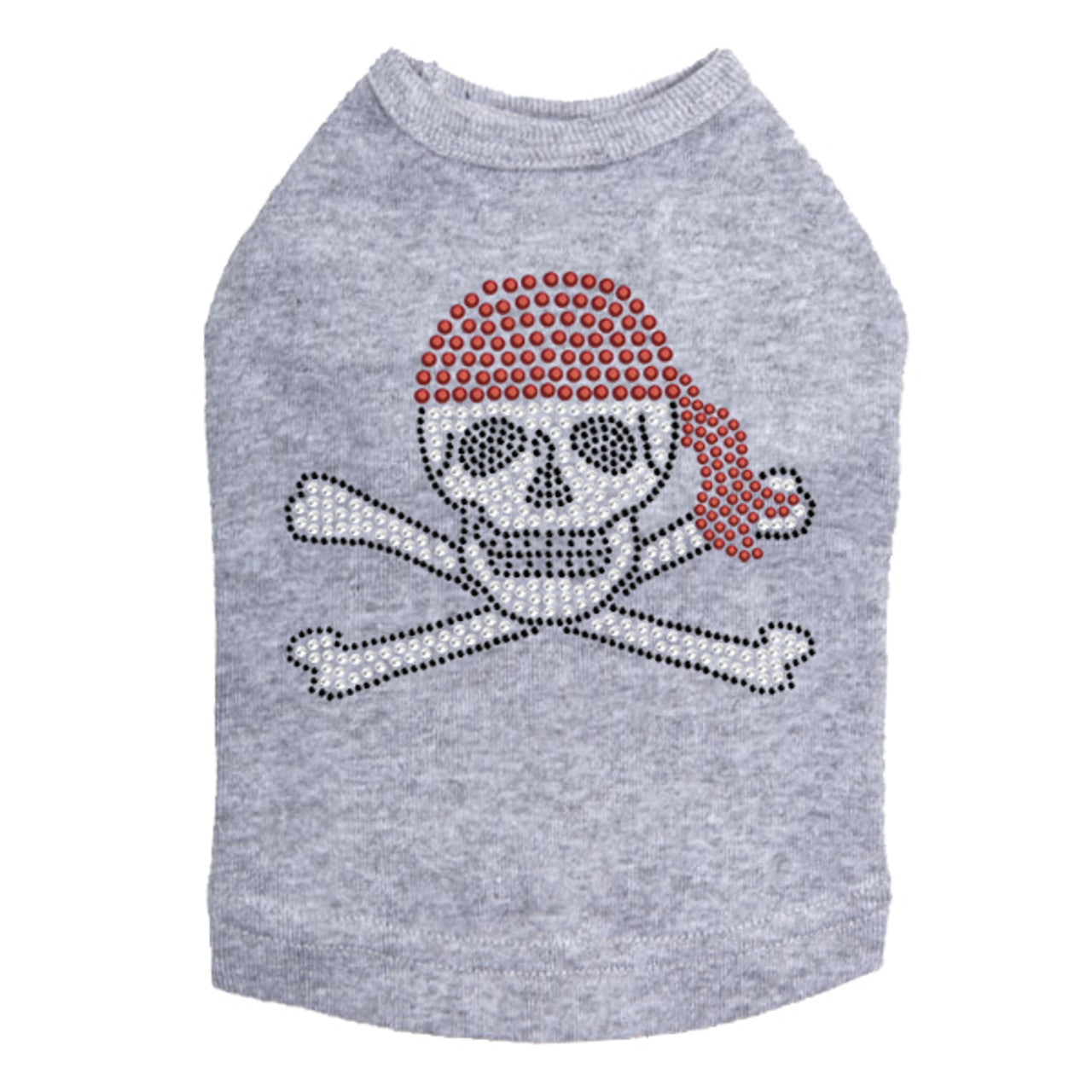 Skull with Red Bandanna- Dog Tank