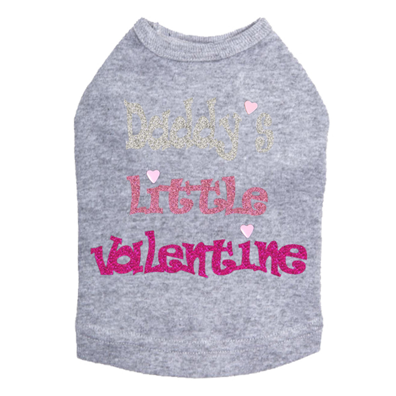 Daddys Little Valentine - Dog Tank